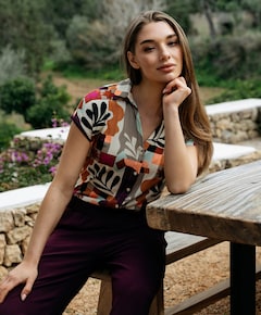 Dames blouse multicolor