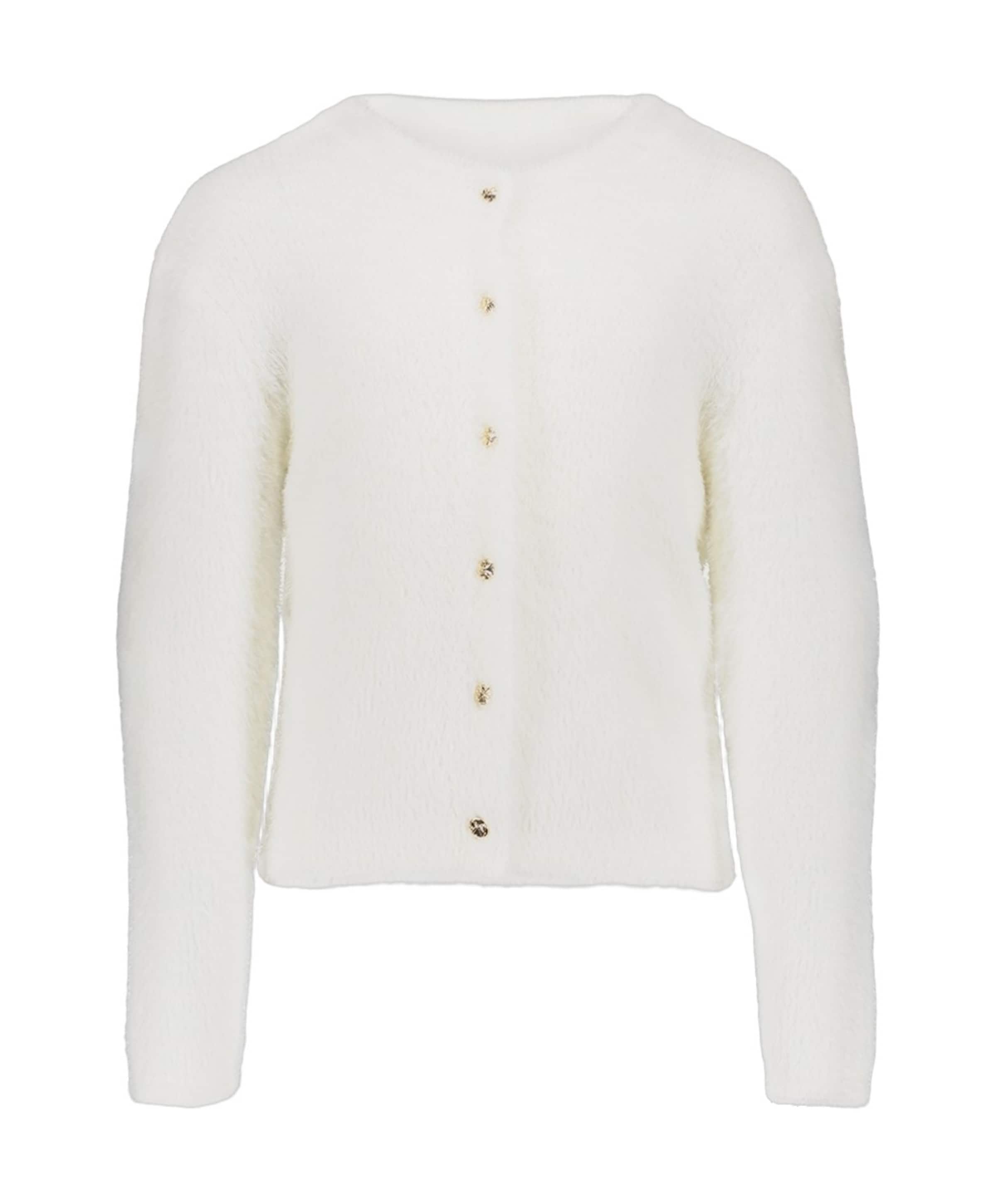 Meisjes vest ecru