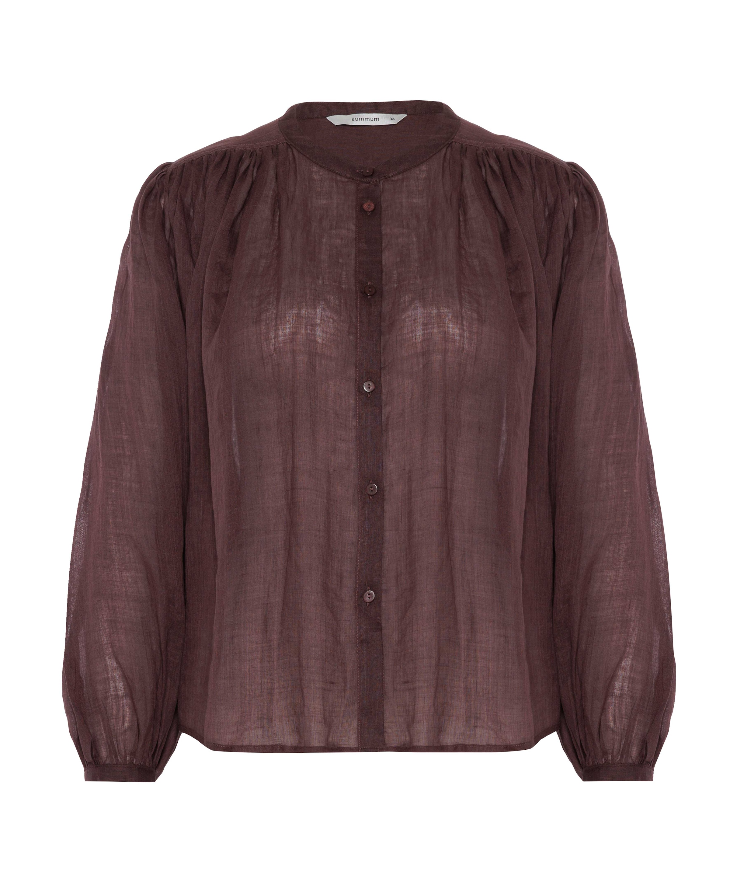 Dames blouse bruin