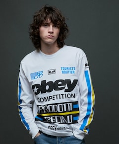 Heren longsleeve wit