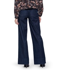 Wide dames jeans blauw