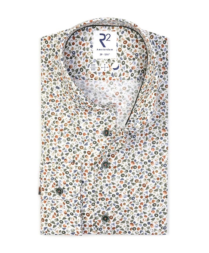 Overhemd lange mouw multicolor