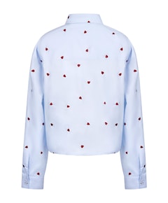 Dames blouse blauw