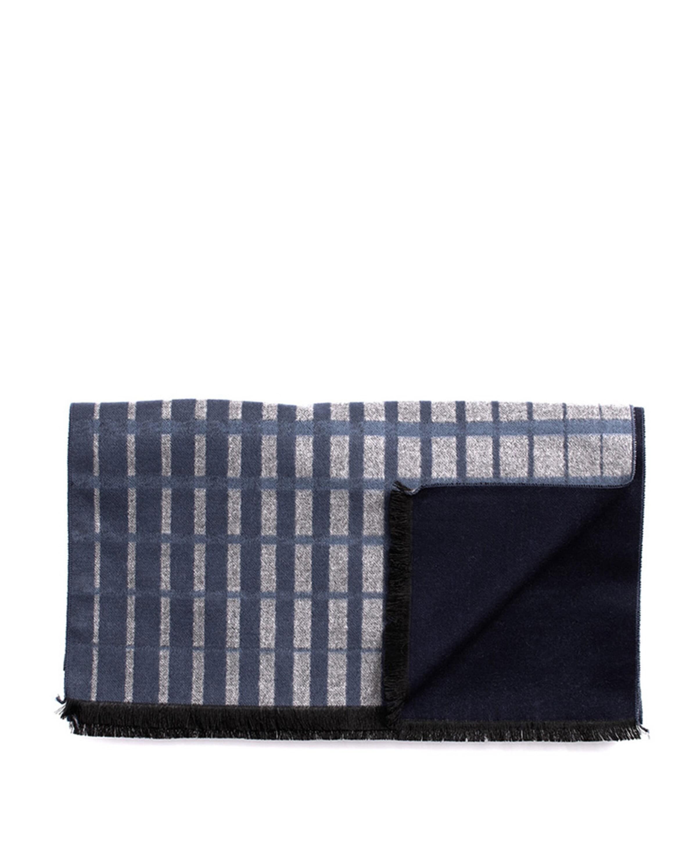 Heren sjaal blauw