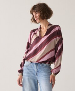Dames blouse bordeaux