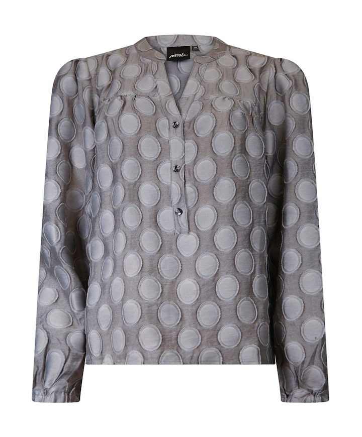 Dames blouse grijs