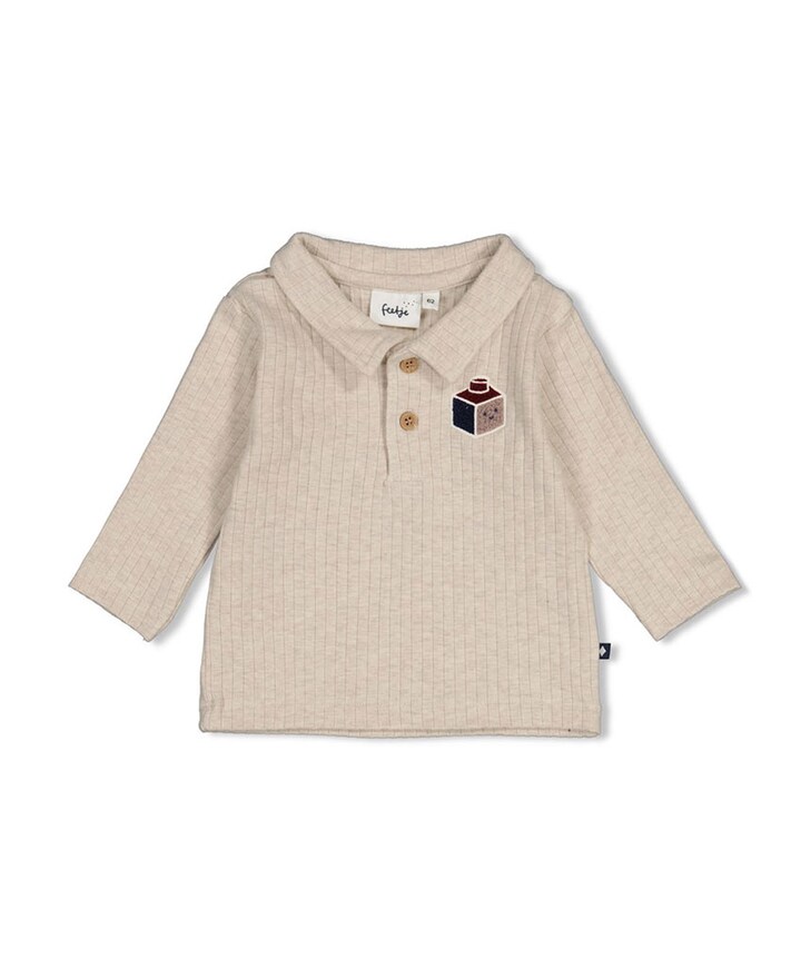Jongens longsleeve ecru