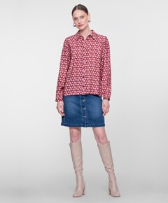 Dames rok blauw