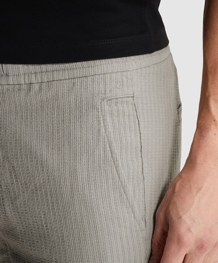 CHINO SHORTS STRUCTURE heren korte broek blauw