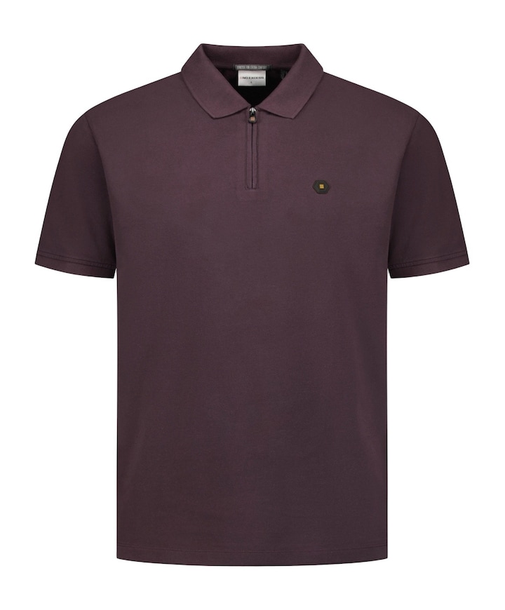 Heren polo bruin