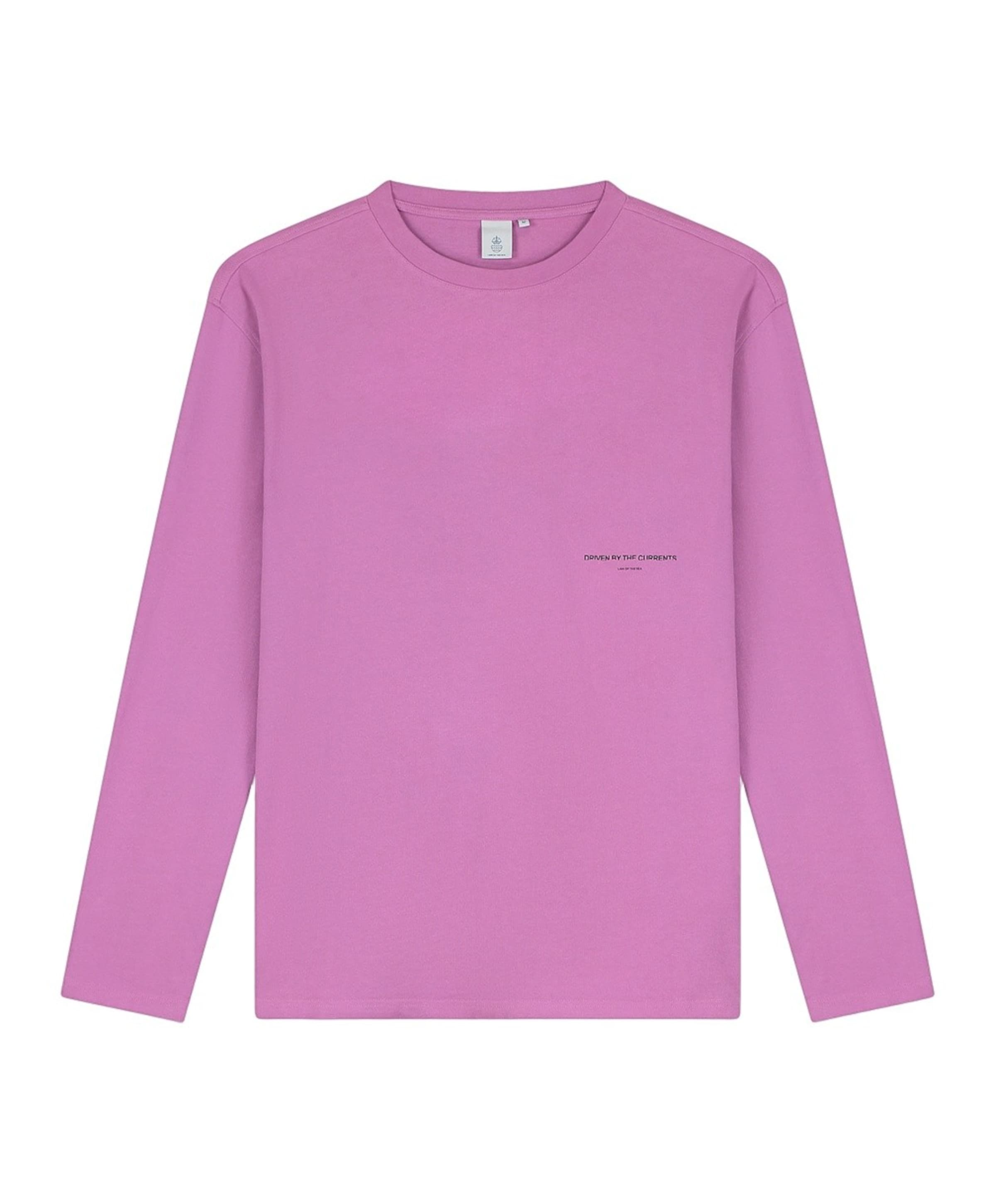 Heren longsleeve paars