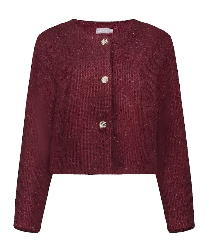 Dames jas bordeaux