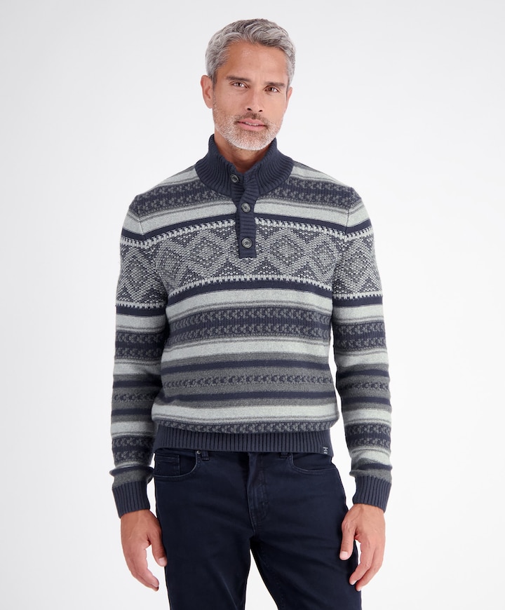 Heren trui blauw
