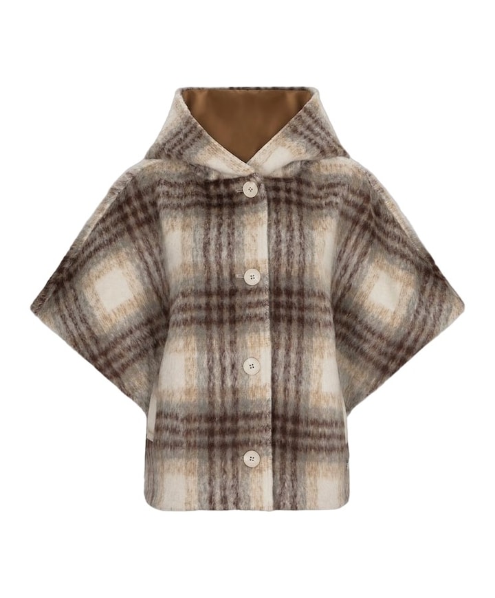 Dames cape ecru