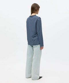 Dames longsleeve blauw