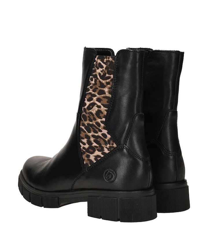 dames enkellaarzen zwart