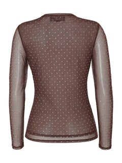 Dames top bruin