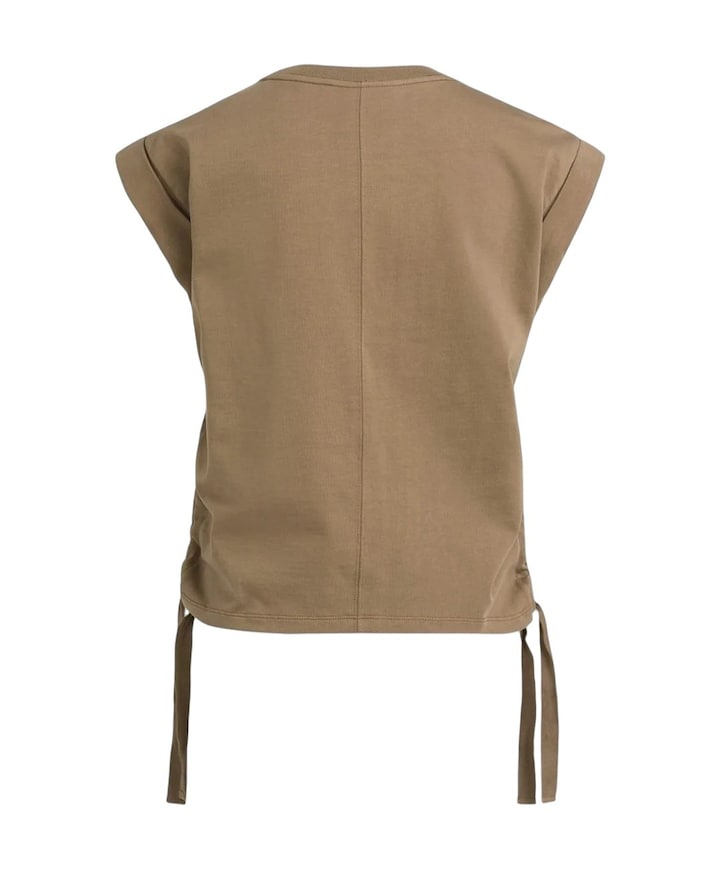 Dames top bruin