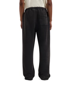 OLAF Washed Signature Straight Leg Sweat heren broek grijs