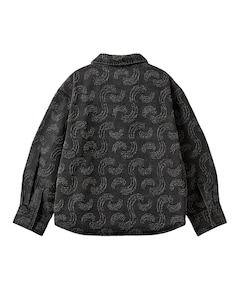 Meisjes blouse lange mouw grijs