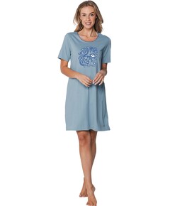 Dames nachthemd blauw