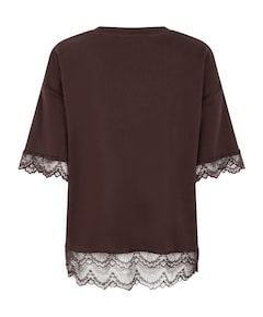 Dames T-shirt bruin