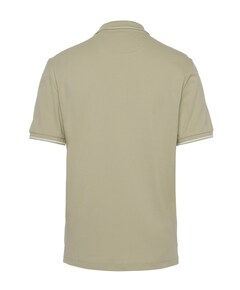 Heren polo beige