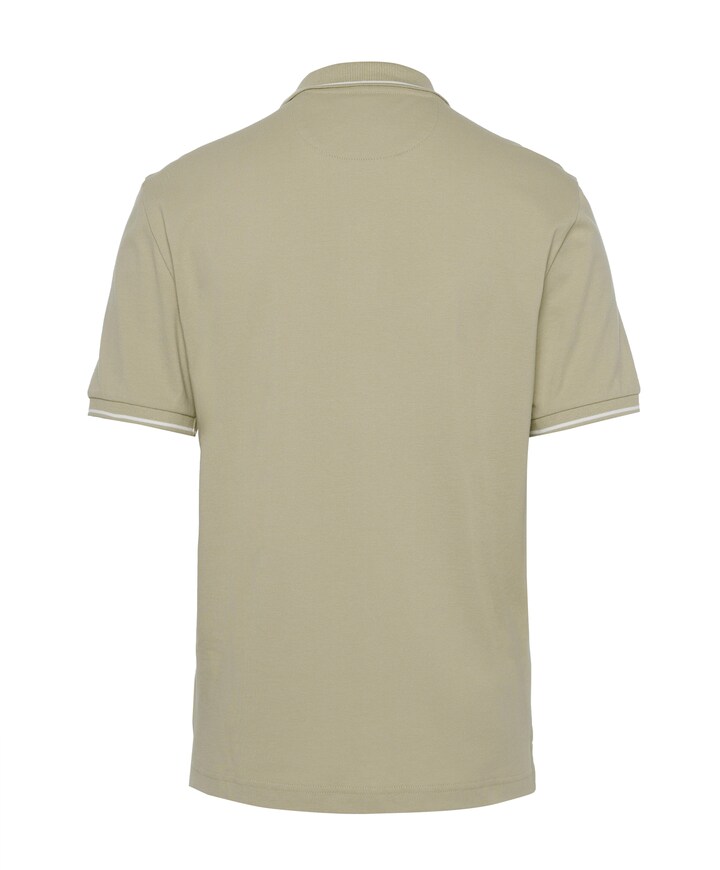 Heren polo beige