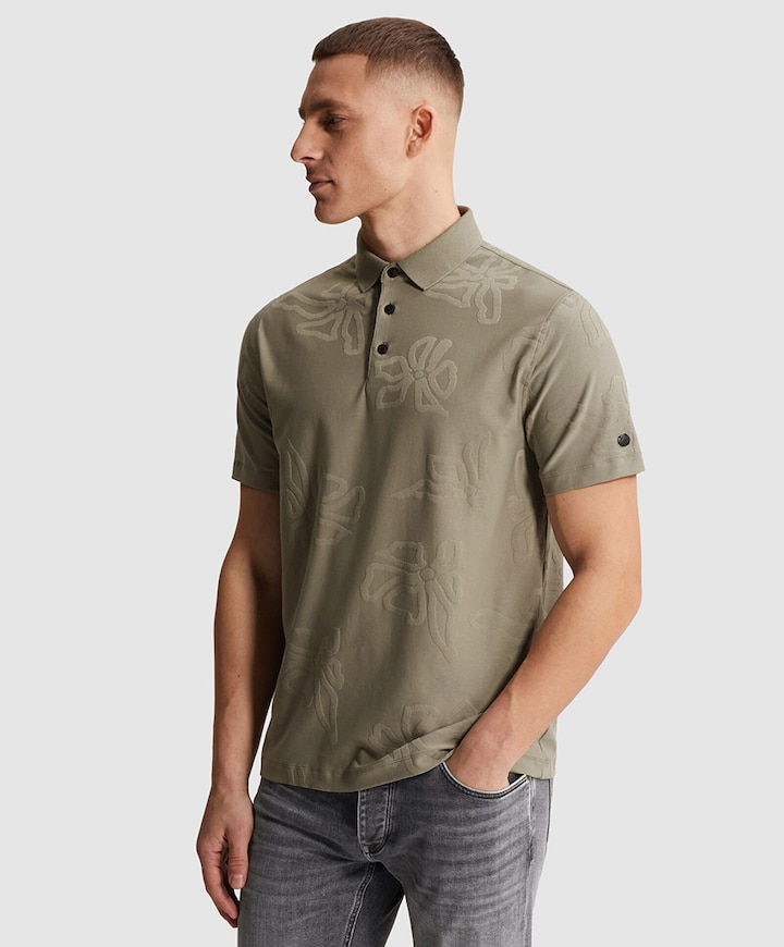 Heren polo groen