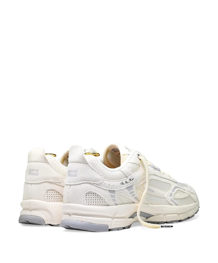 The Re-Run Vintage Suede dames sneakers ecru