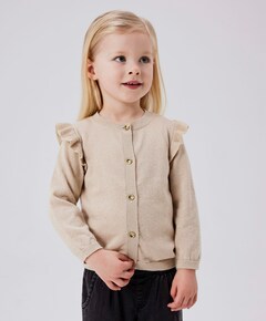 Meisjes vest beige