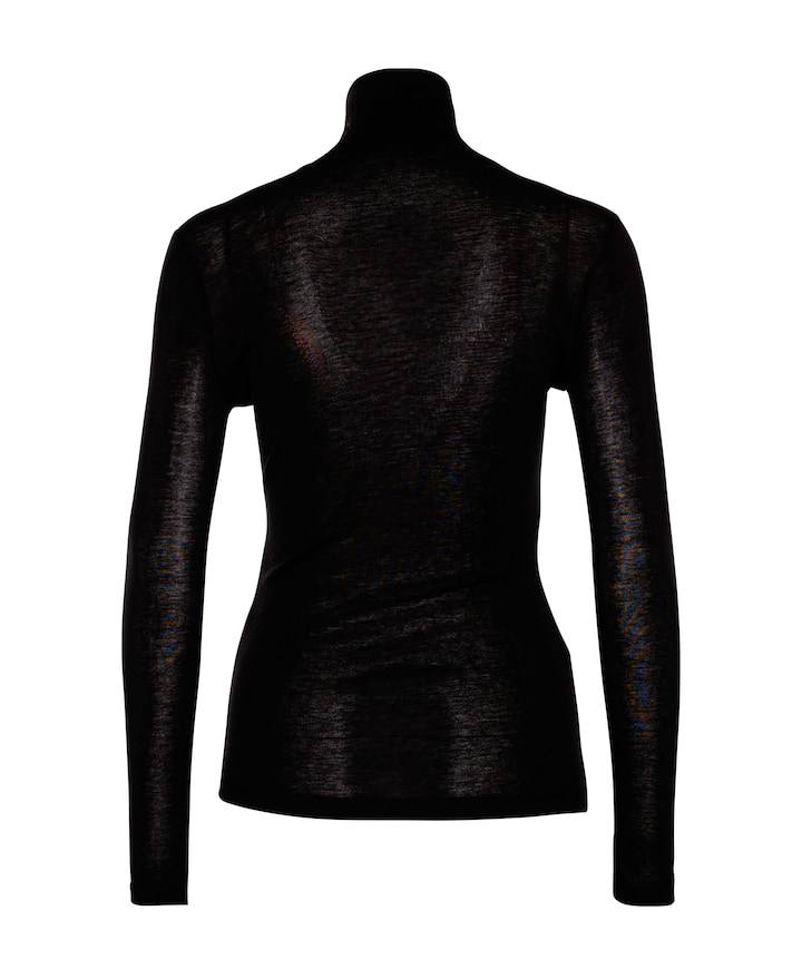 Dames longsleeve zwart