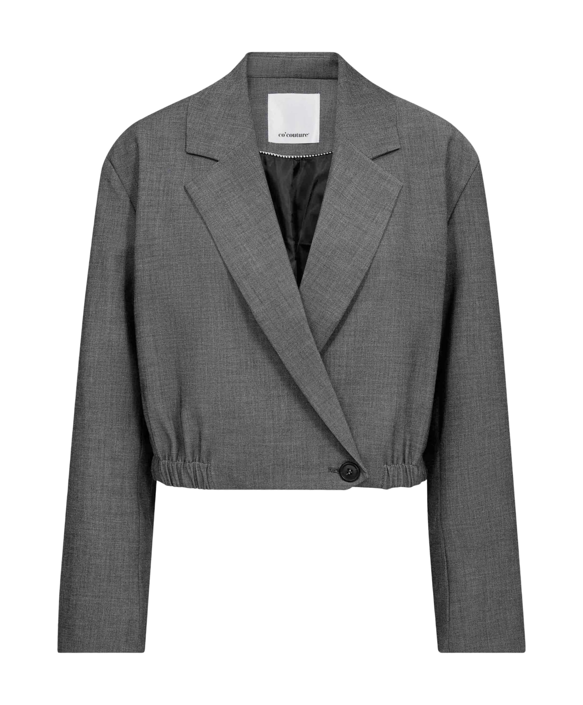 Dames blazer grijs