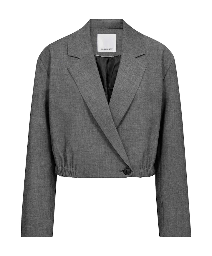 Dames blazer grijs