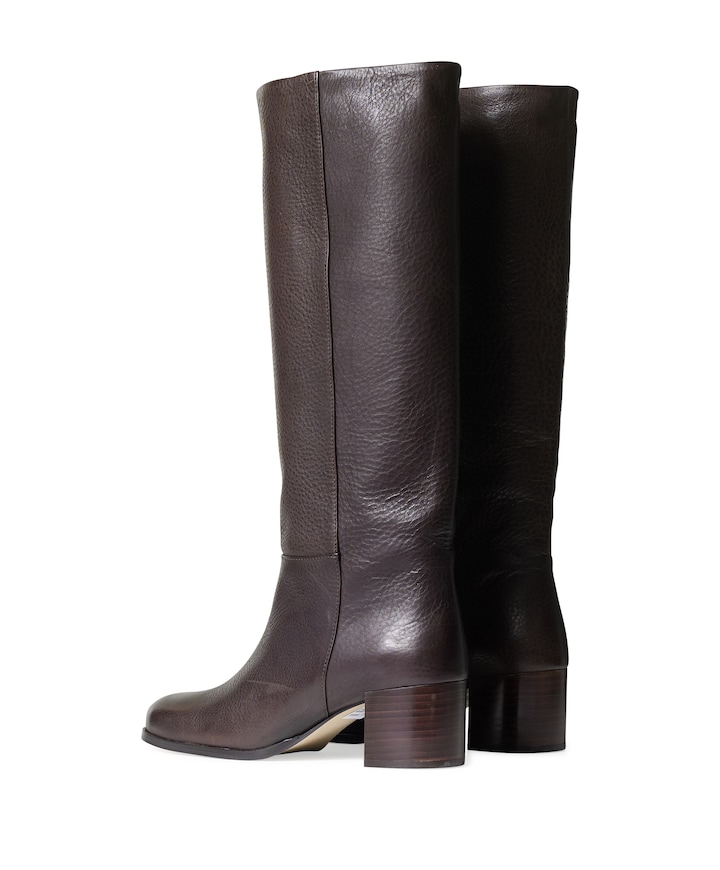 Paisley dames laarzen bruin