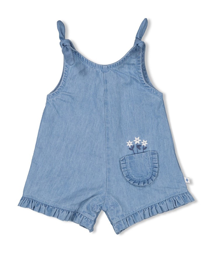 Meisjes babypakje blauw