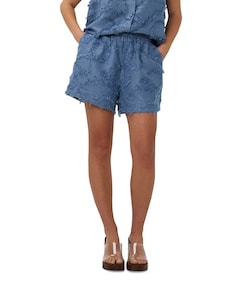 262-ST15 dames korte broek blauw