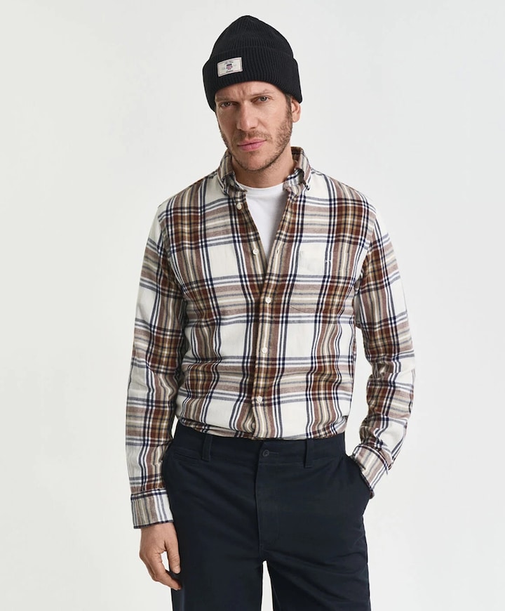 Overhemd lange mouw ecru