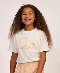 Meisjes T-shirt ecru