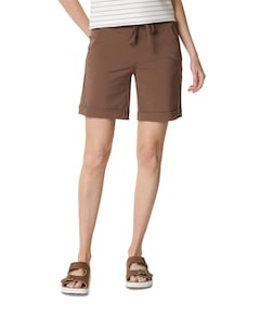 bermuda TRAVEL UNI dames korte broek bruin