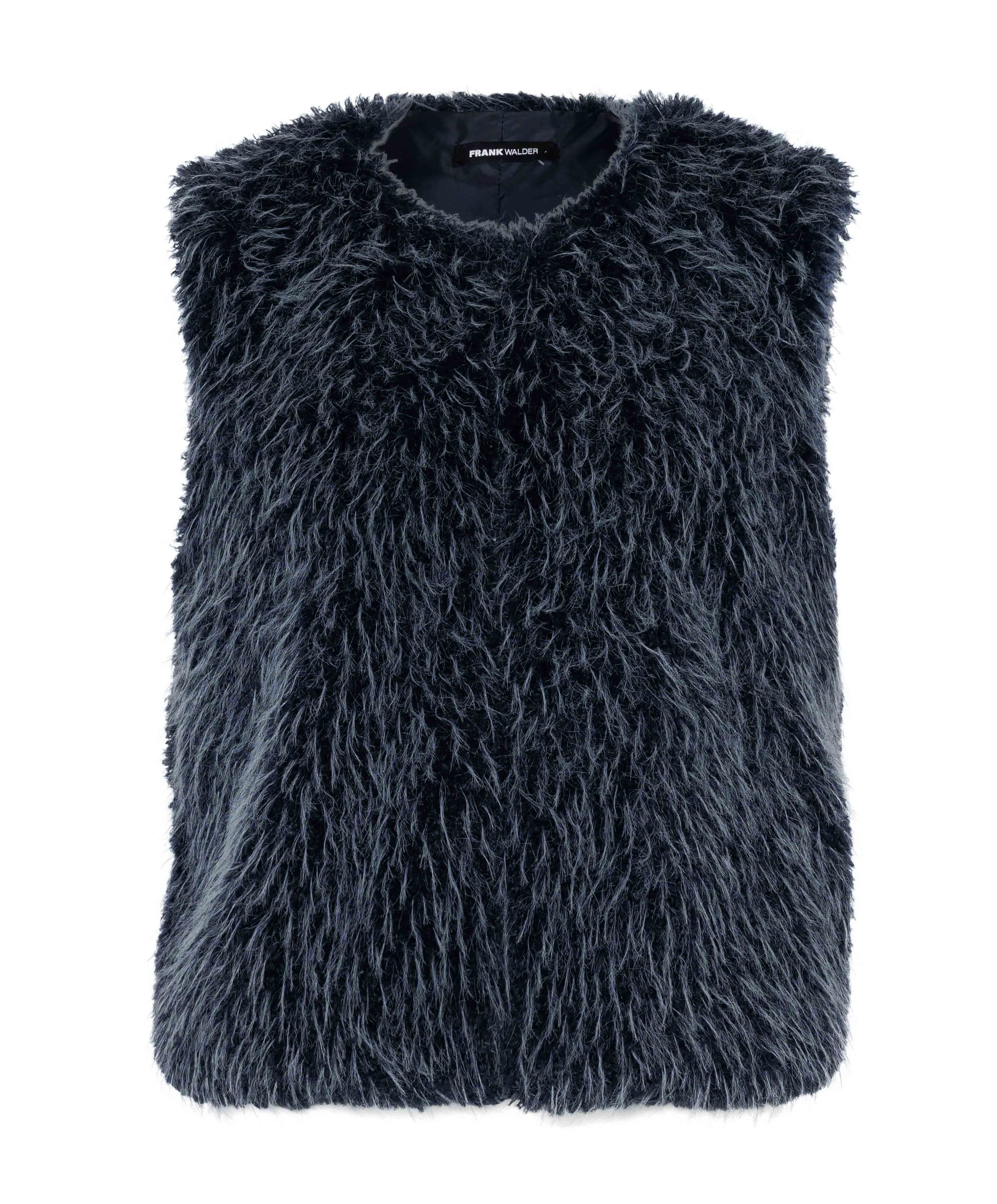 Dames gilet blauw