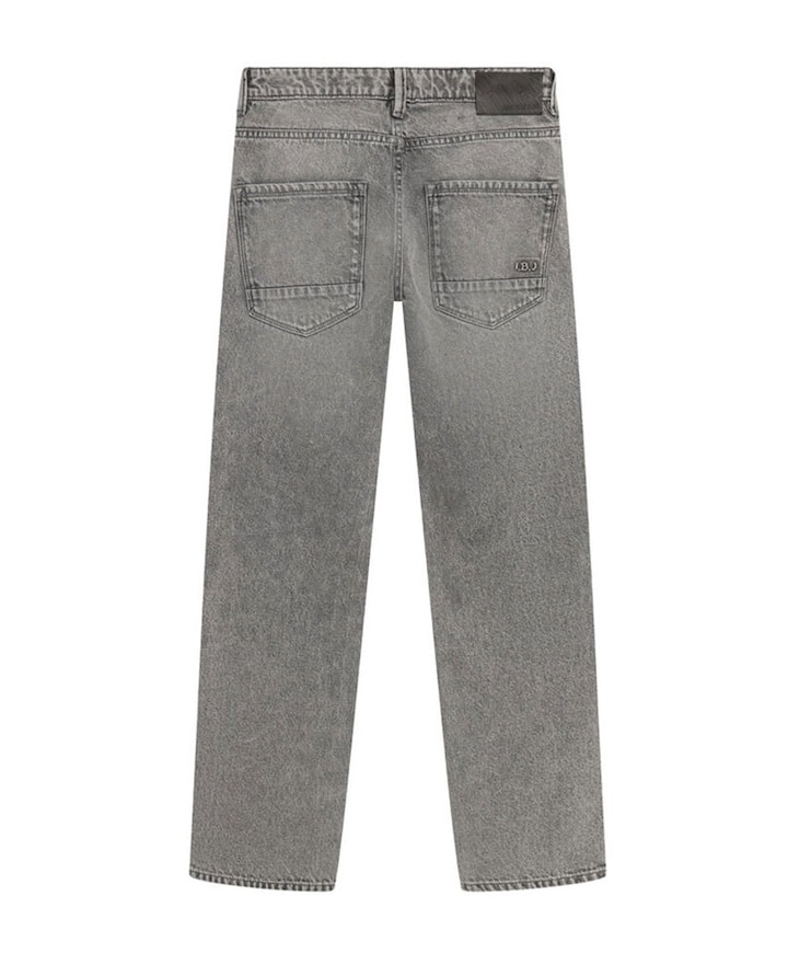 Wide Loose Fit jongens jeans grijs