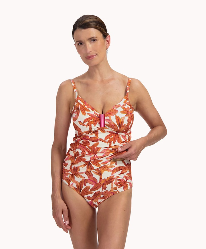 Dames tankini oranje