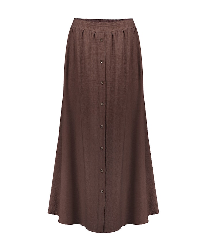 Dames rok bruin