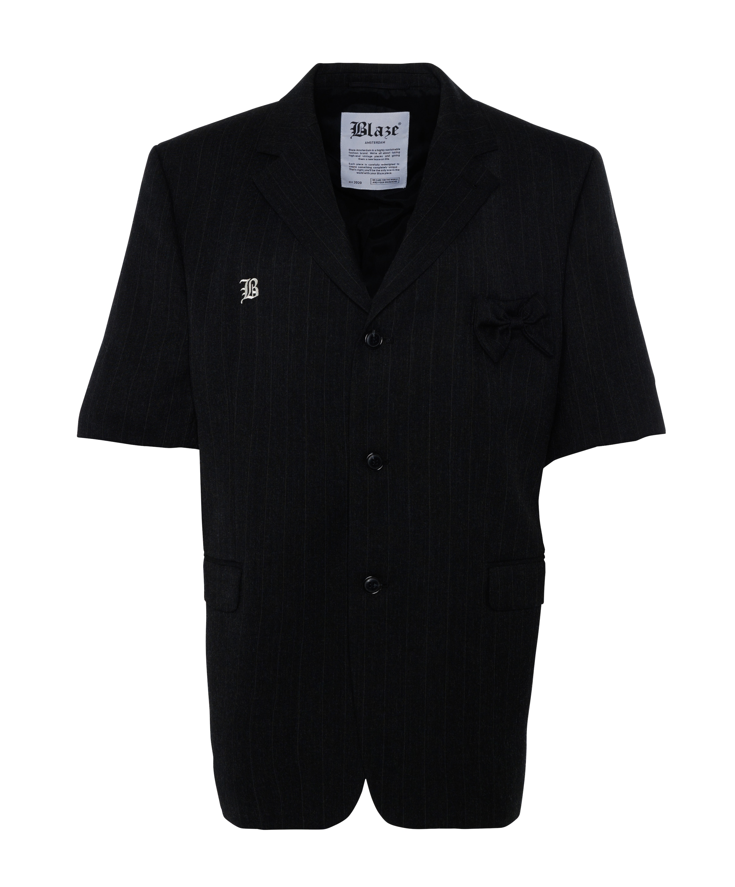 Dames blazer grijs