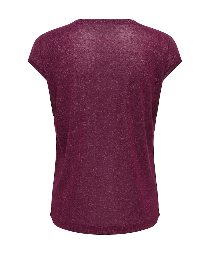 Dames top bordeaux