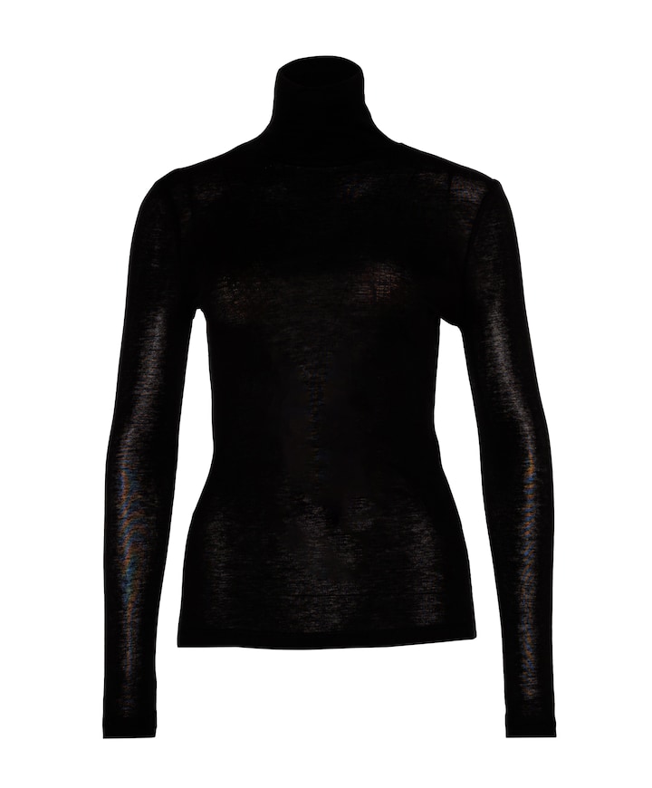 Dames longsleeve zwart
