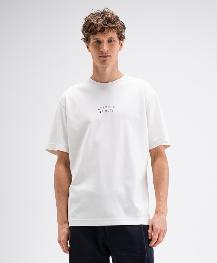 Heren T-shirt ecru