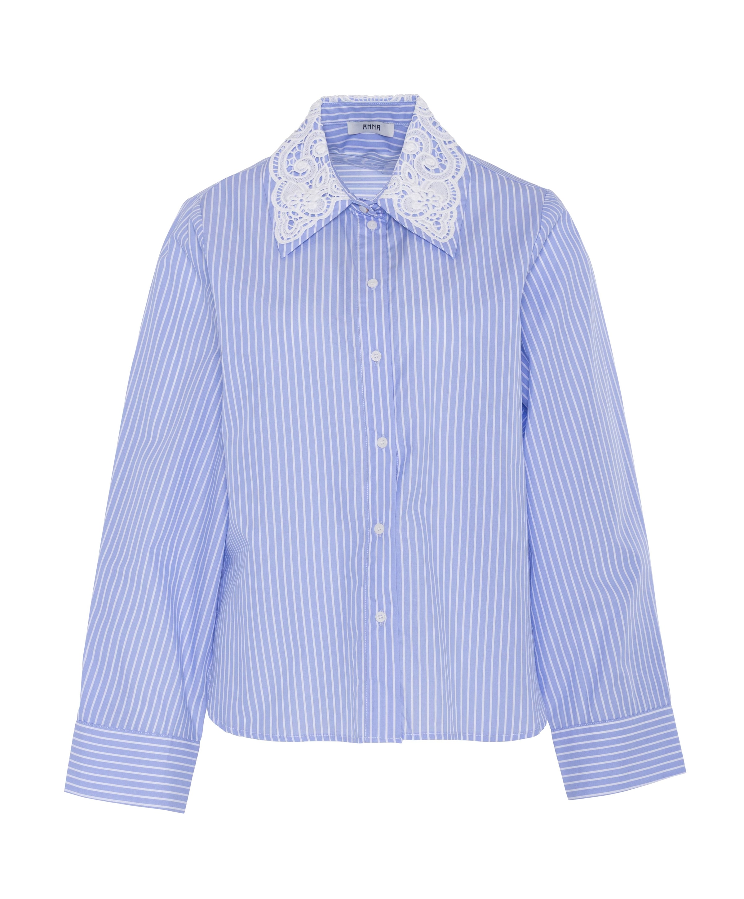 Dames blouse blauw