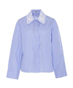 Dames blouse blauw